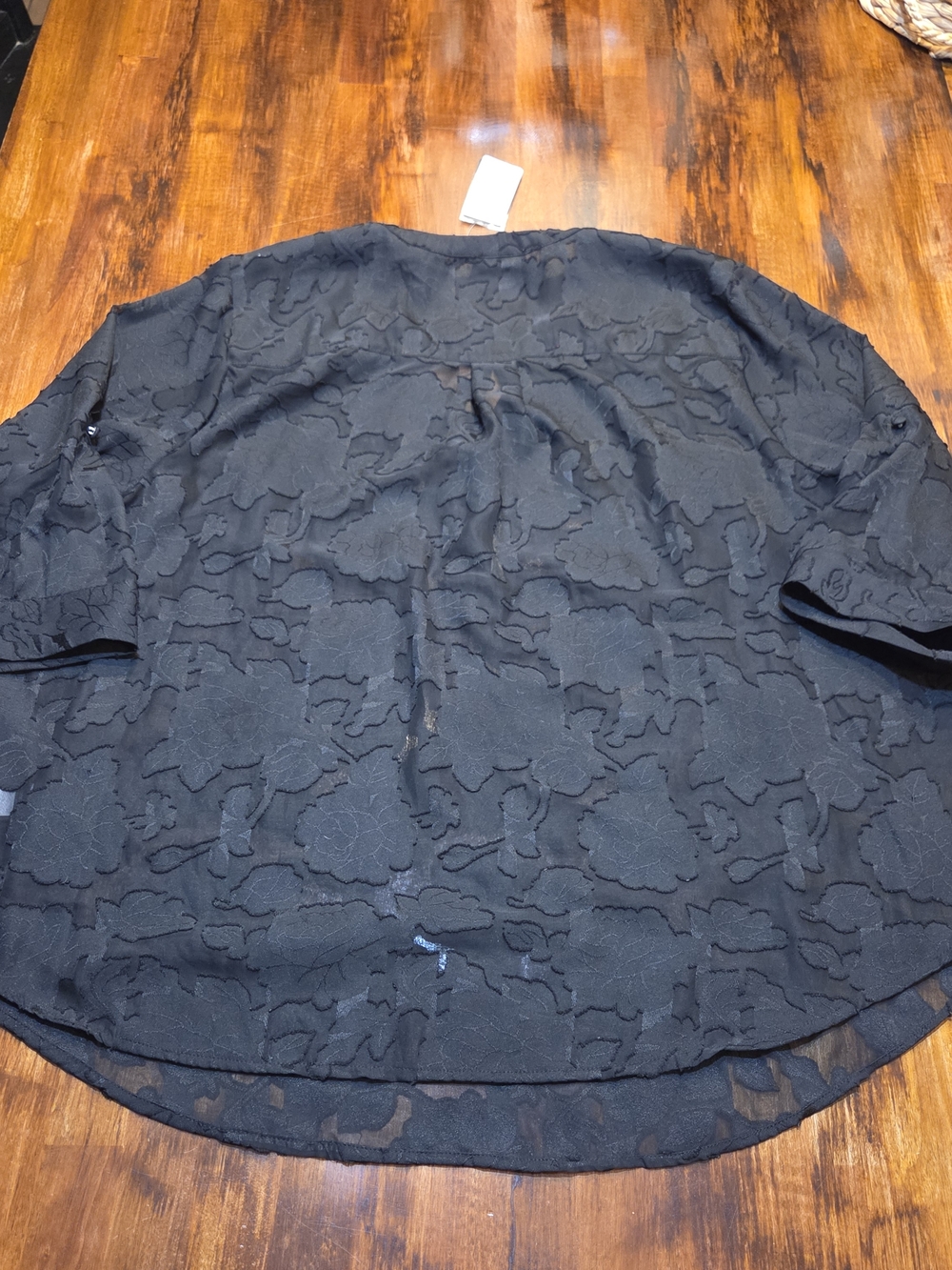 Torrid Harper Chiffon Clip Floral Pullover Blouse Plus Size 2 Whimsygoth Nwt - Picture 6 of 8